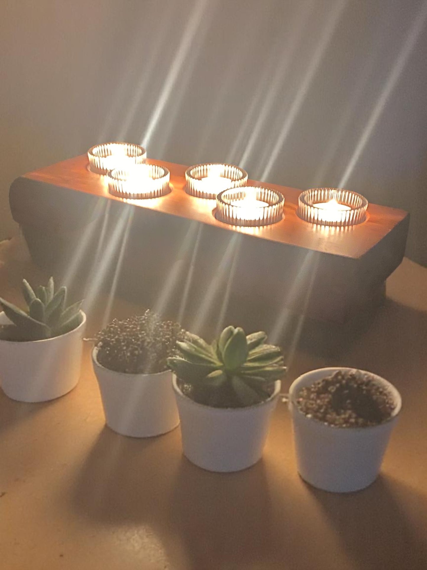 Live Edge Candle Holder