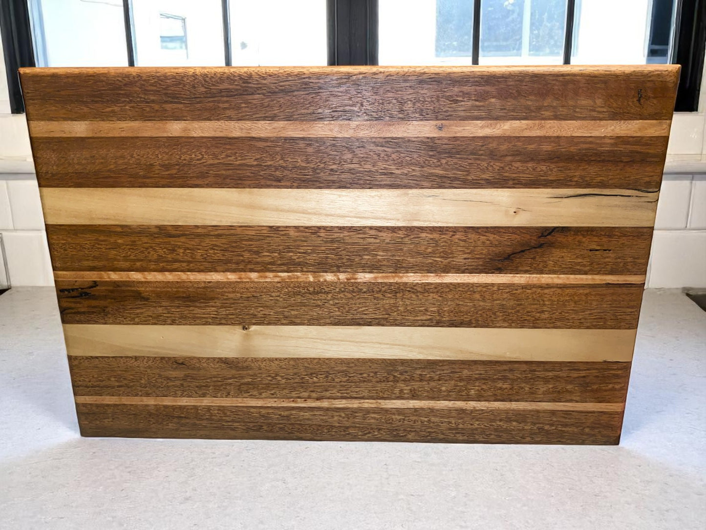 The Ridge - Large Blackwood Chopping Board with Spotted Gum & Blackbutt