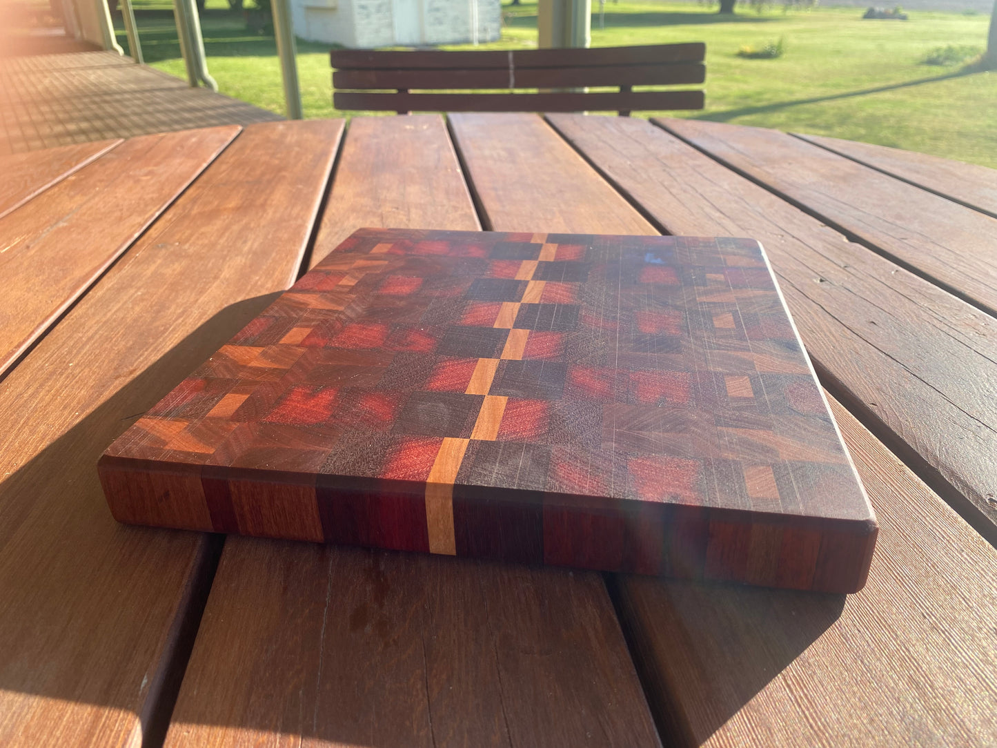 Tessera – Premium Jarrah & Blackbutt End Grain Chopping Board
