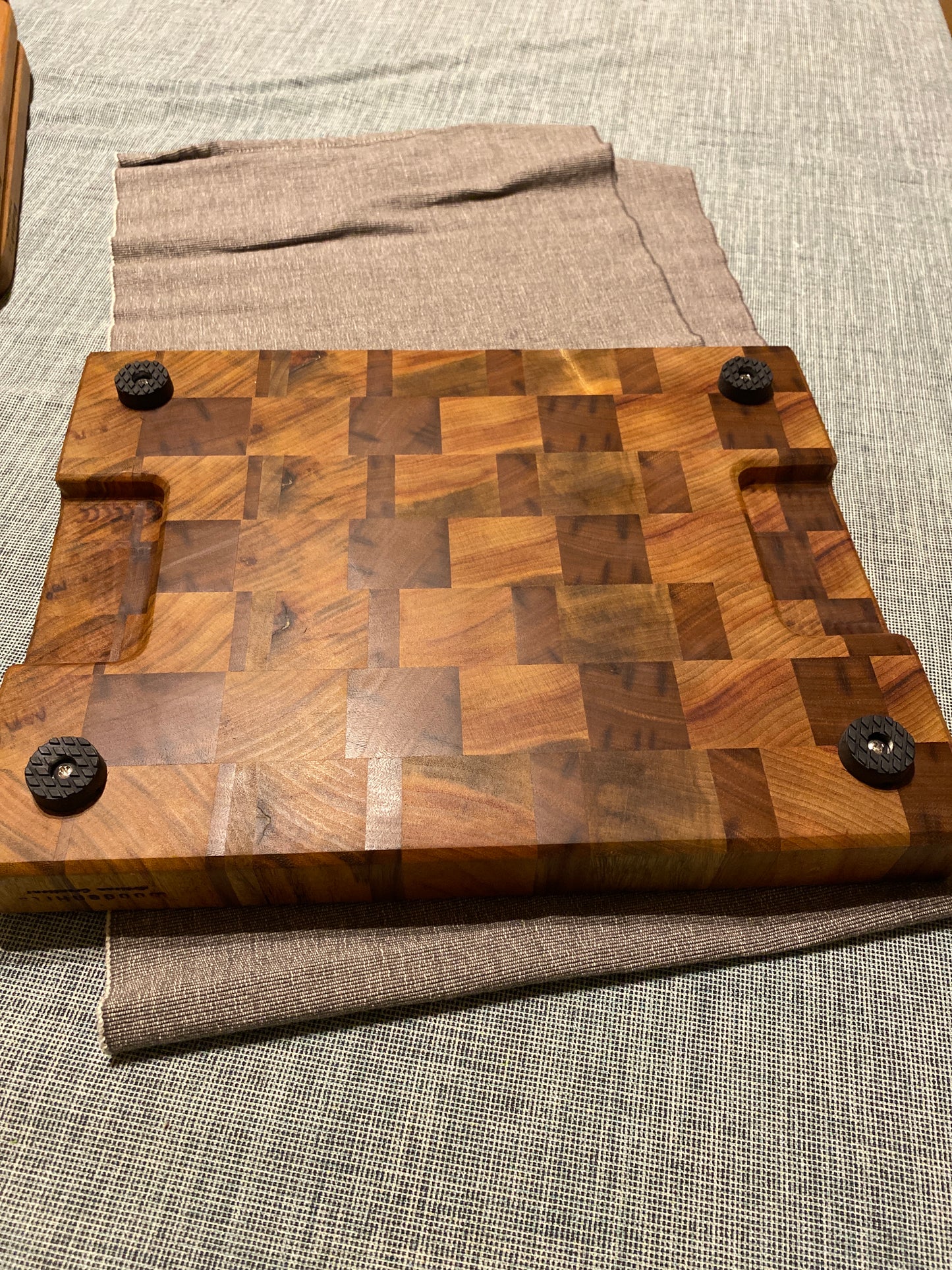 The Mosaic Block – Camphor Laurel & Blackwood End Grain Board
