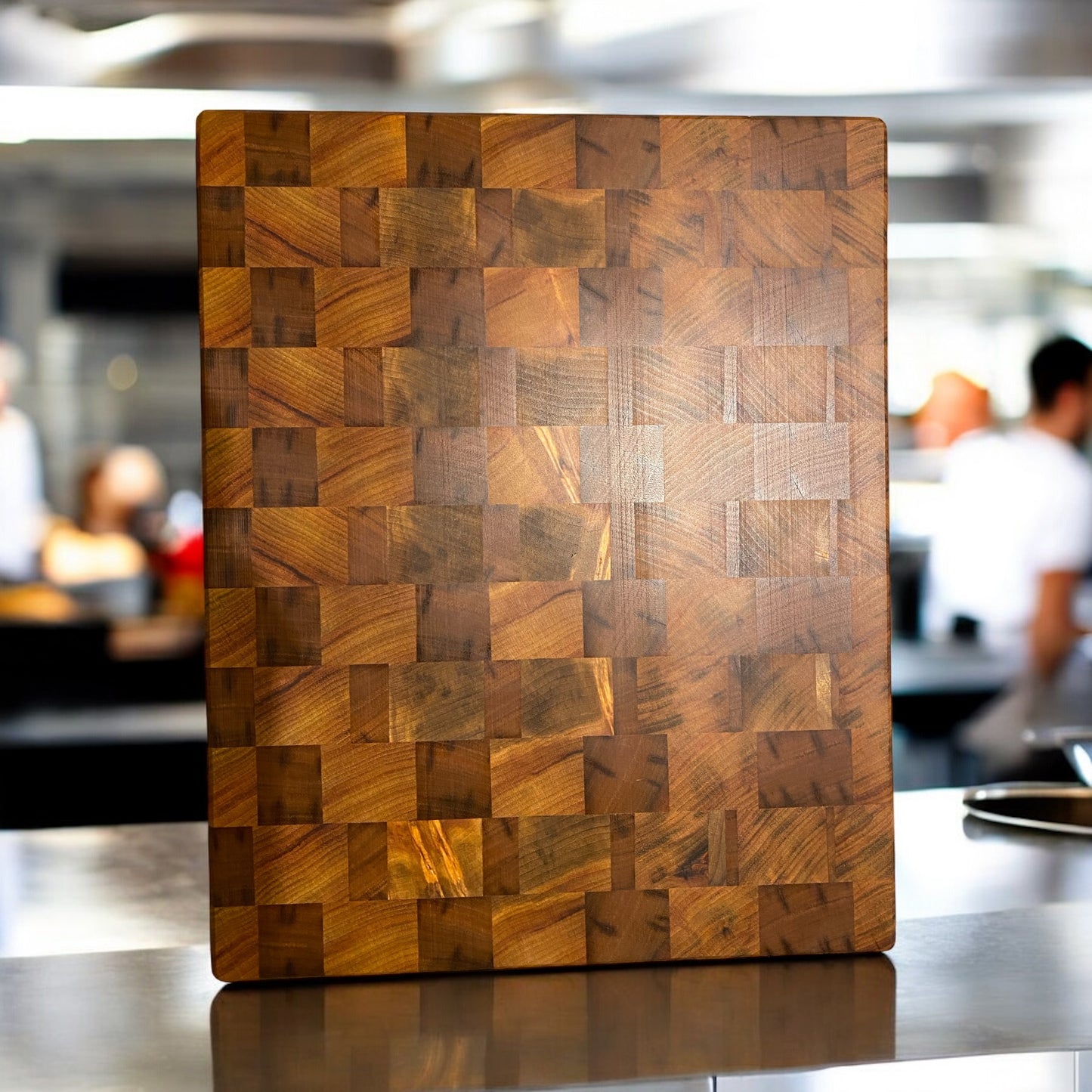 The Mosaic Block – Camphor Laurel & Blackwood End Grain Board