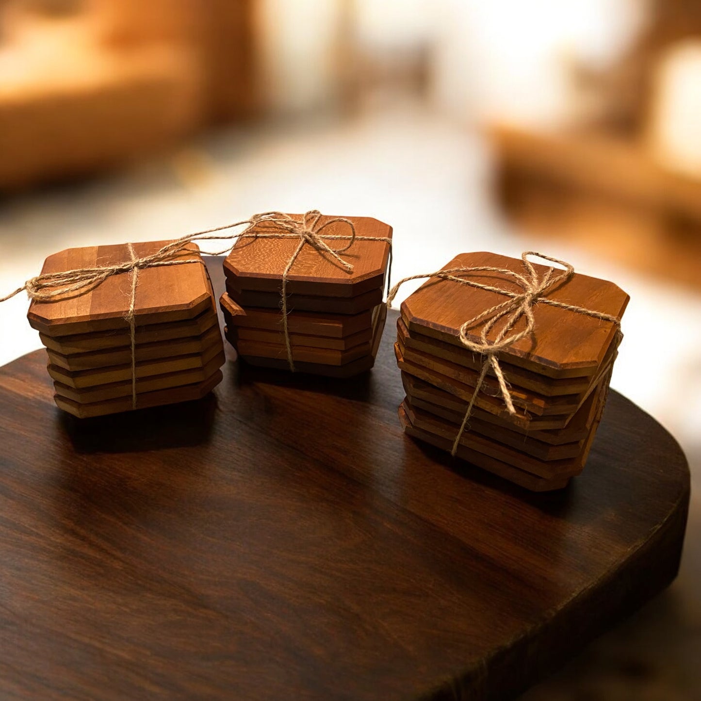 Hardwood Coasters