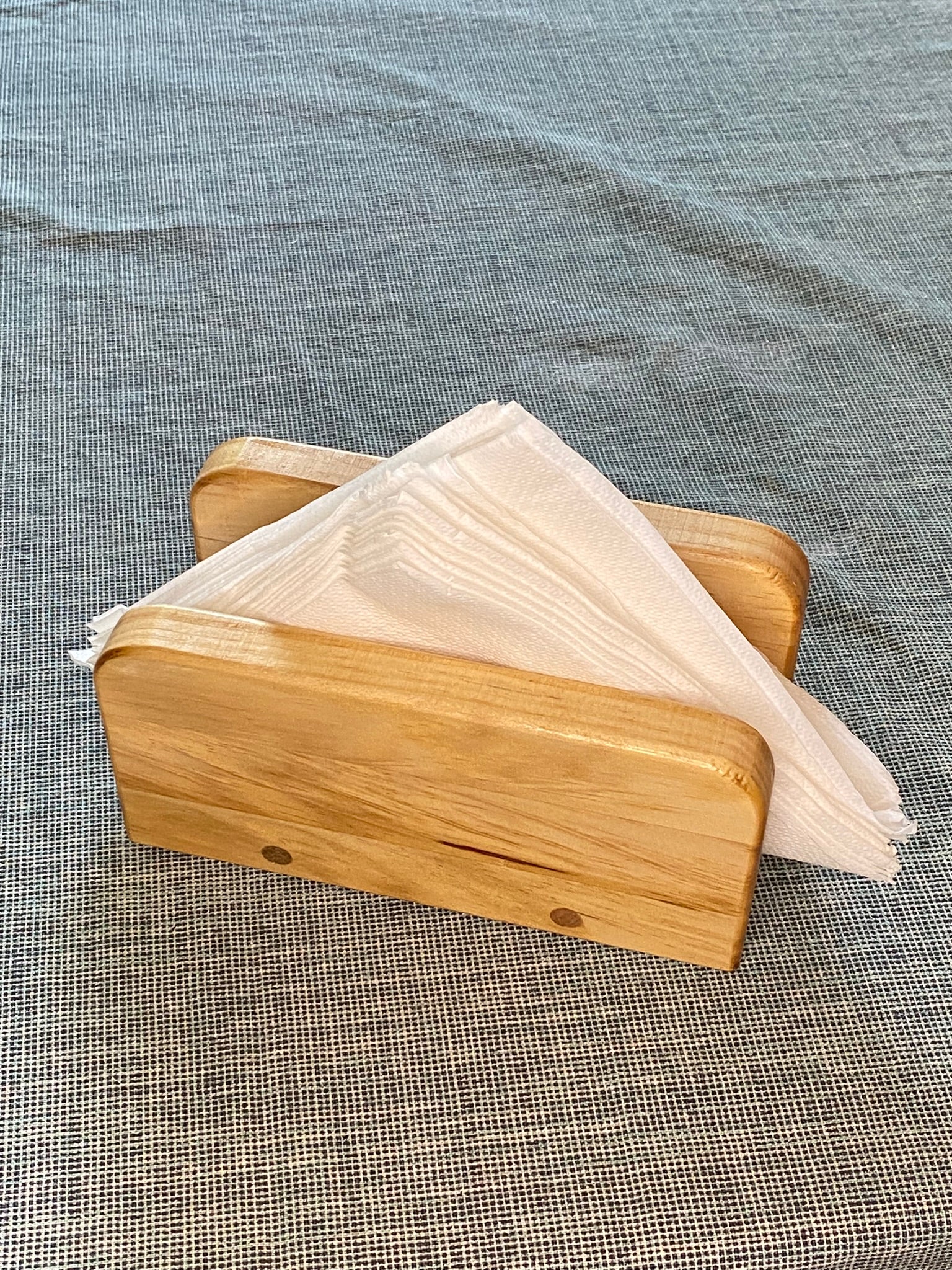 Napkin Serviette Holder Recessed Natural