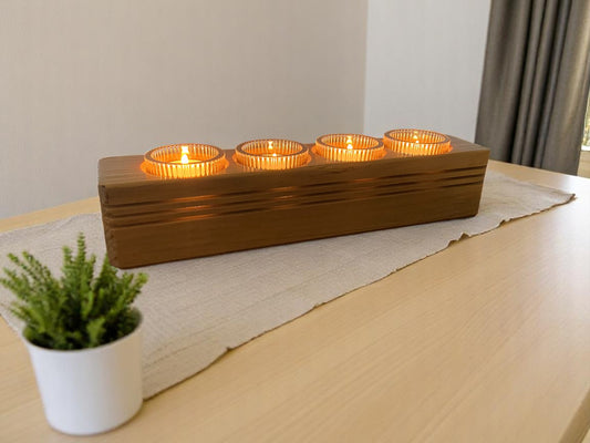 Grooved Candle holder