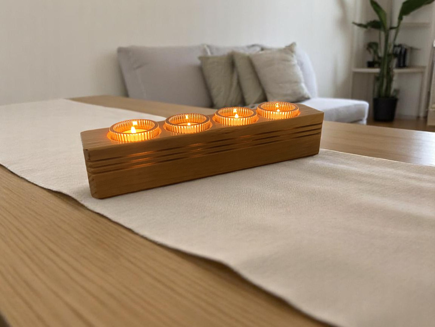 Grooved Candle holder