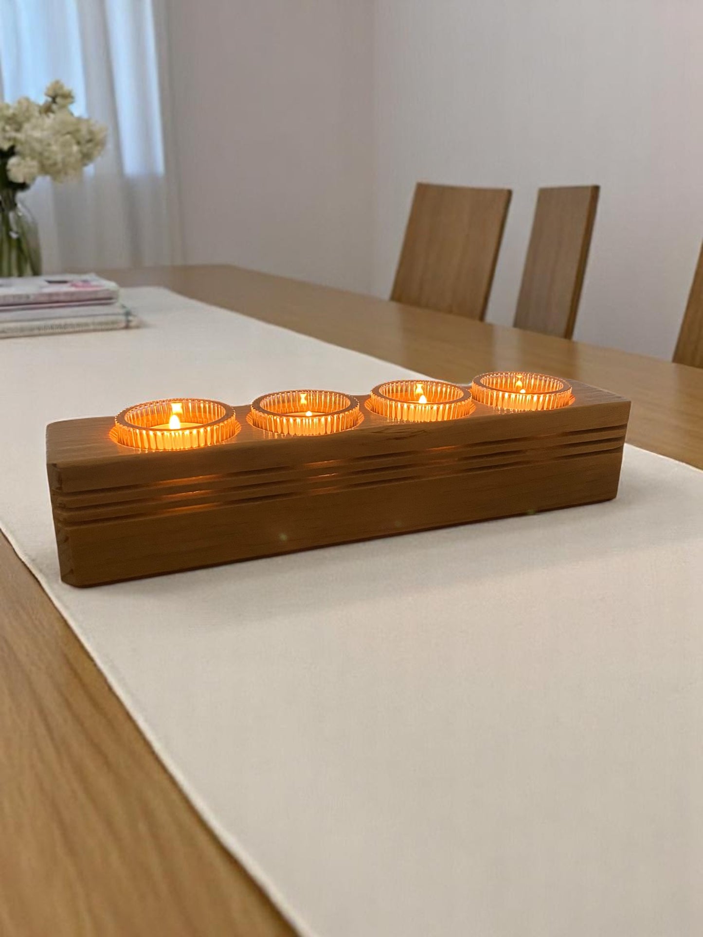 Grooved Candle holder