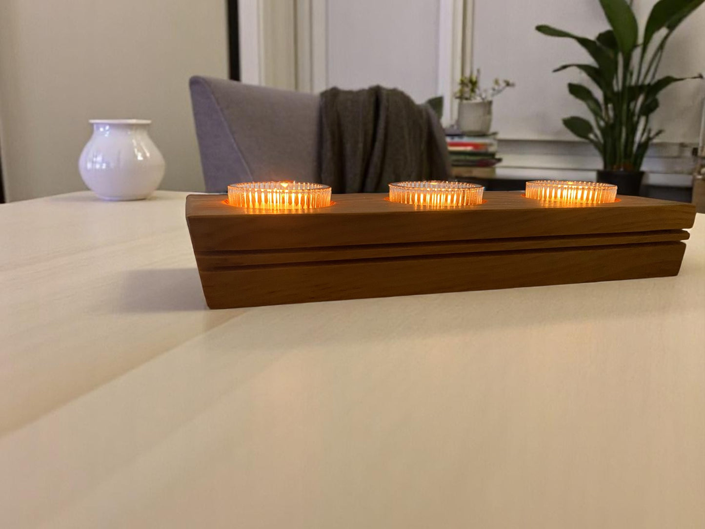 Grooved Candle holder