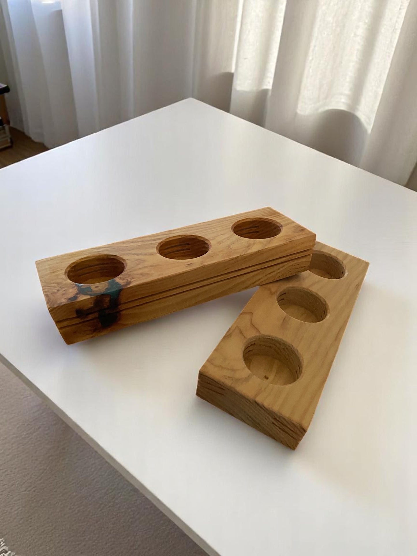 Grooved Candle holder