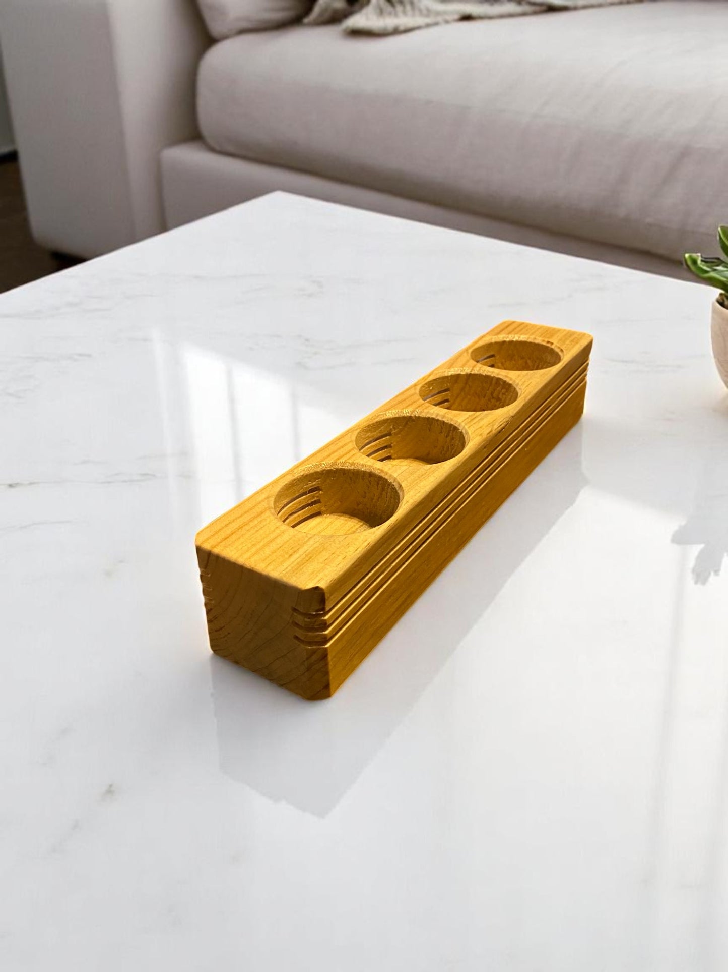 Grooved Candle holder