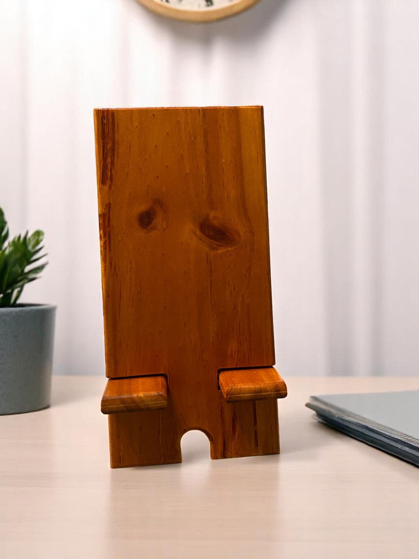 Wooden Phone Holder Stand