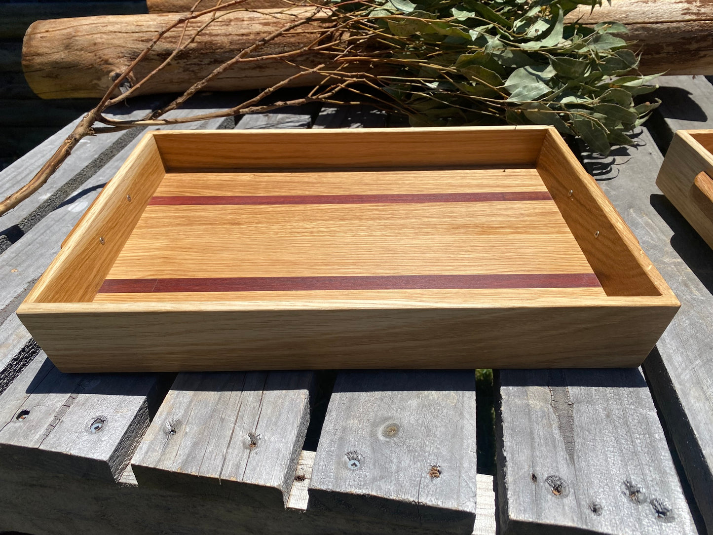White Oak Gather Tray