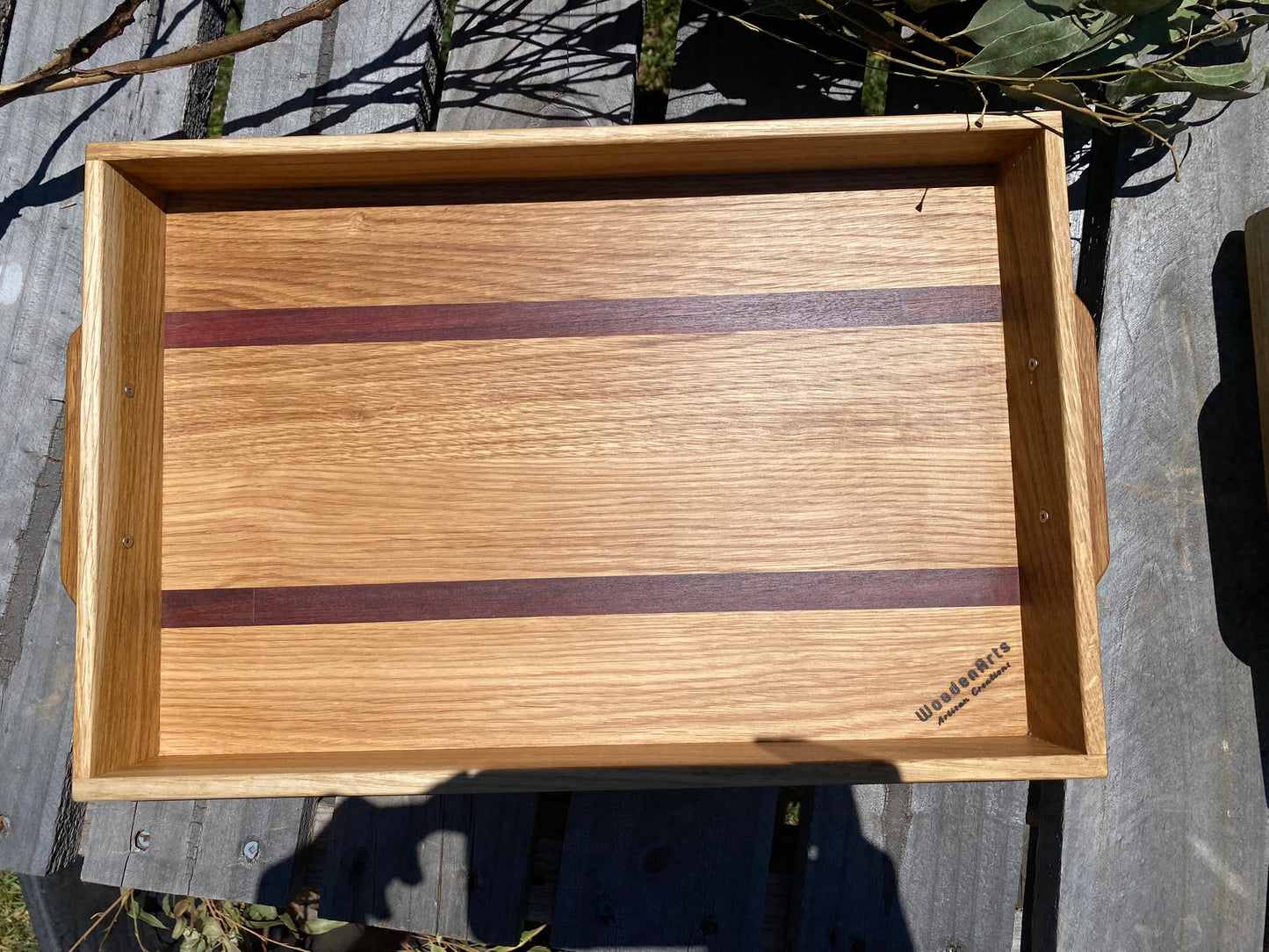 White Oak Gather Tray