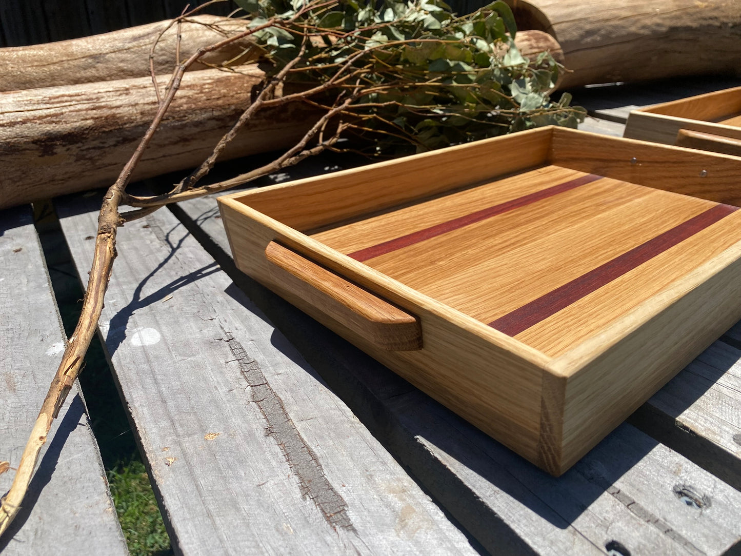 White Oak Gather Tray
