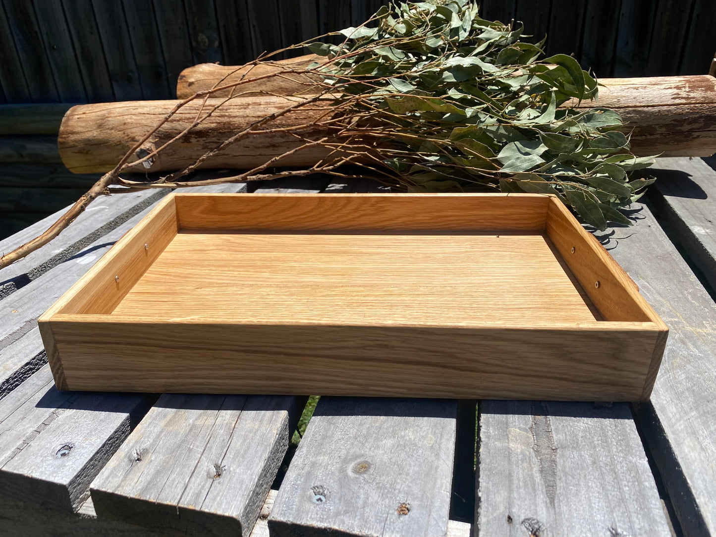 White Oak Gather Tray